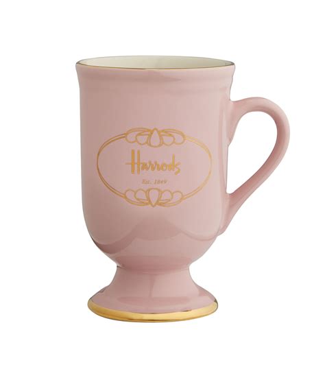 harrods pink mug.